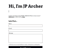 Tablet Screenshot of jparcher.com
